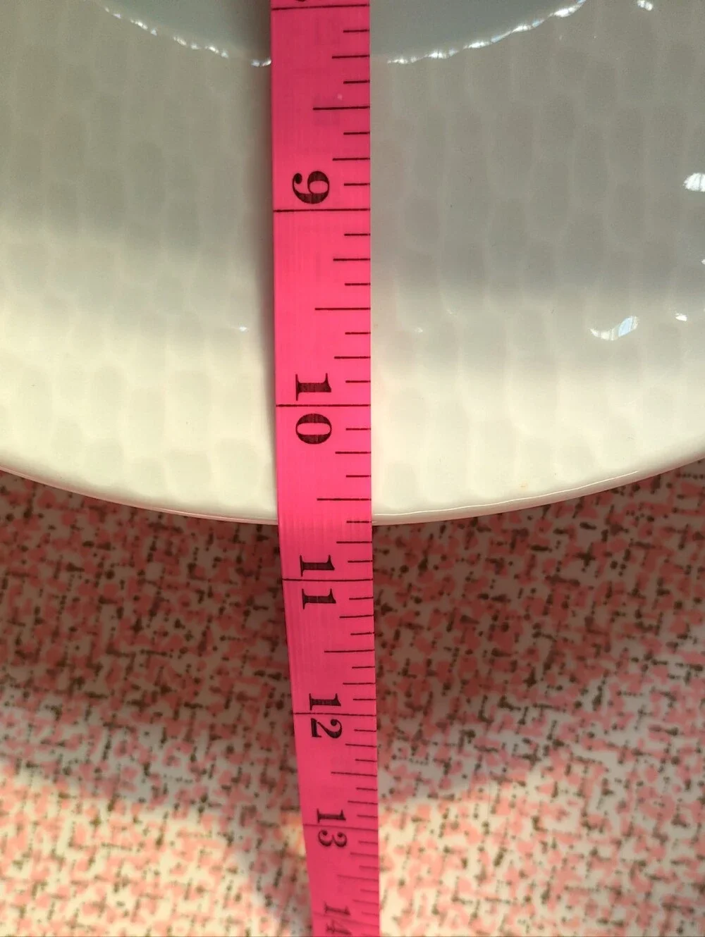 Apilco France Aqua White Hammered Porcelain Wide Rim Soup Pasta Bowls Set of 2